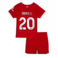 Echipament fotbal Liverpool Diogo Jota #20 Tricou Acasa 2023-24 pentru copii maneca scurta (+ Pantaloni scurti)